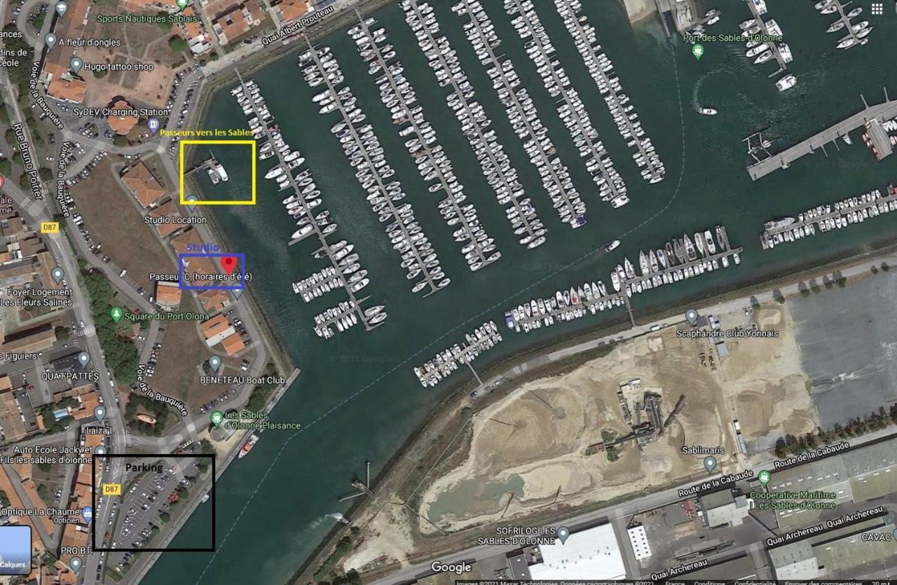 Studio Les Sables D'Olonne Port Olona - La Chaume Esterno foto